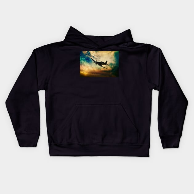 Corsair Legend Kids Hoodie by aviationart